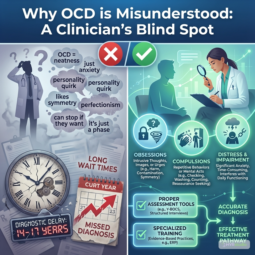 Beyond Anxiety: A Deeper Dive into OCD Diagnosis infographic