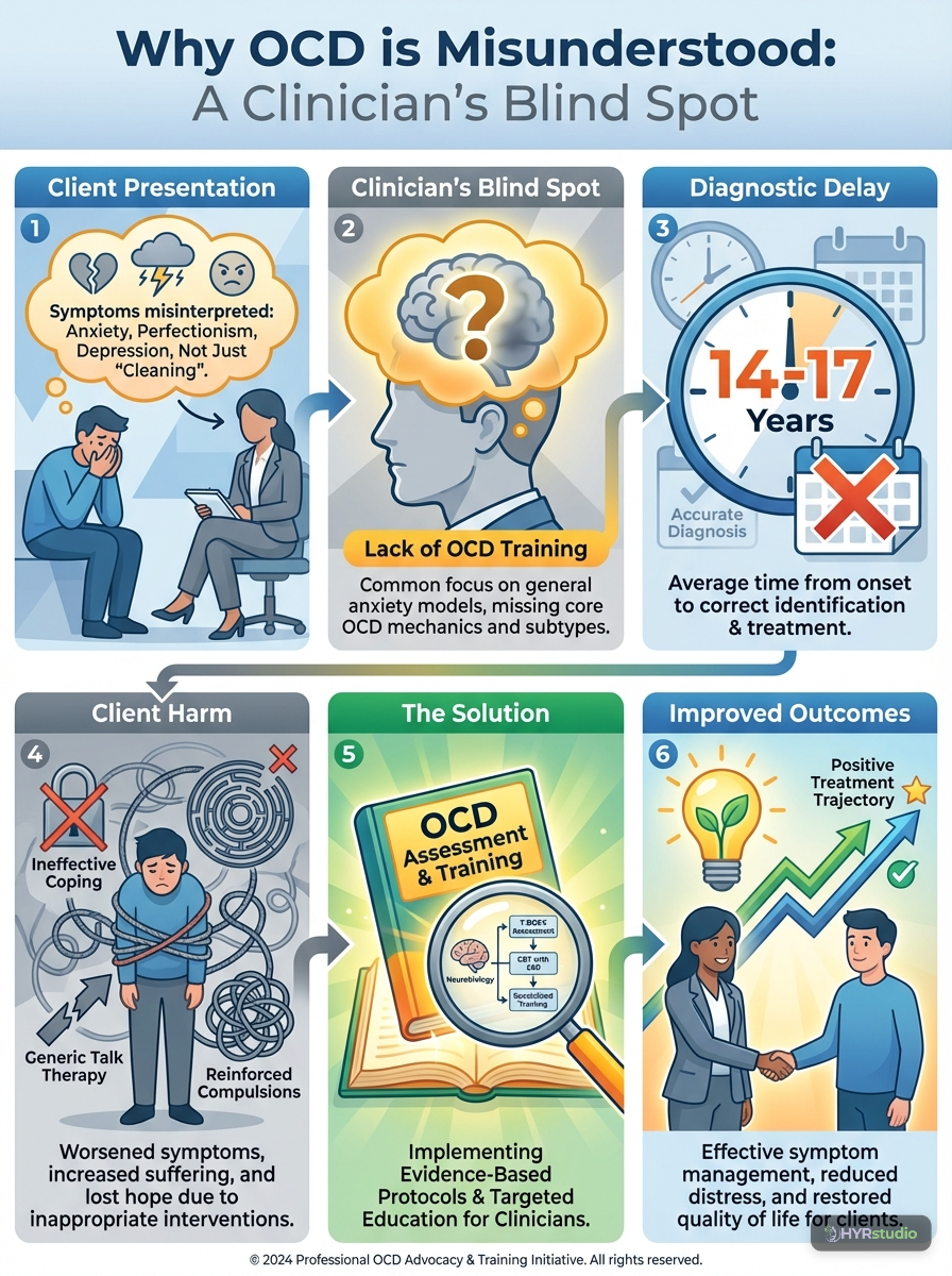 Beyond Anxiety: A Deeper Dive into OCD Diagnosis infographic